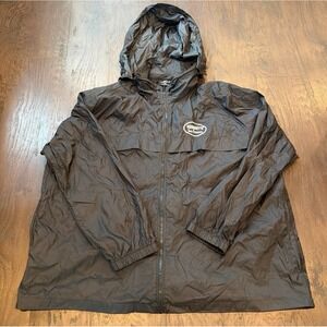 Men's Hershey's Ice Cream Rivers‎ End Windbreaker Jacket Zip Black 3x